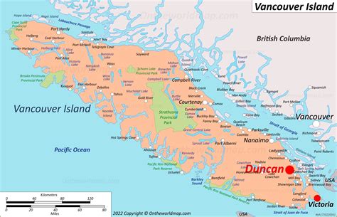 duncan british columbia map